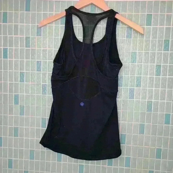 Athleta Active Gym Yoga Racer back Tank Top Black - Picture 10 of 13